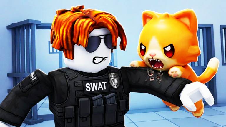 Official media showing a pet confronting SWAT